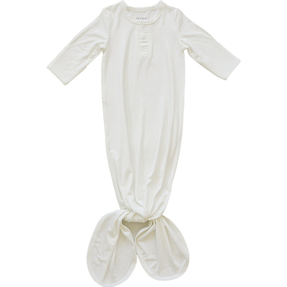 White Bamboo Knot Gown