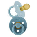 Itzy Soother™ Natural Rubber Paci Sets: Coconut + Toast 0-6M
