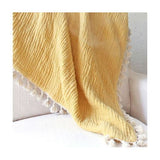 Crane Baby - 6 Layer Muslin Blanket Ochre