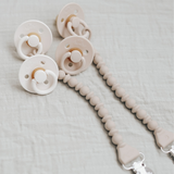 Itzy Soother™ Natural Rubber Paci Sets: Blossom + Rosewood 6-18 M