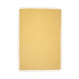 Crane Baby - 6 Layer Muslin Blanket Ochre