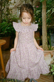 Lilac Ida Print Sleeveless Smocked Dress size 2