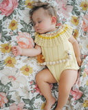 The Mini Scout Garden Floral swaddle