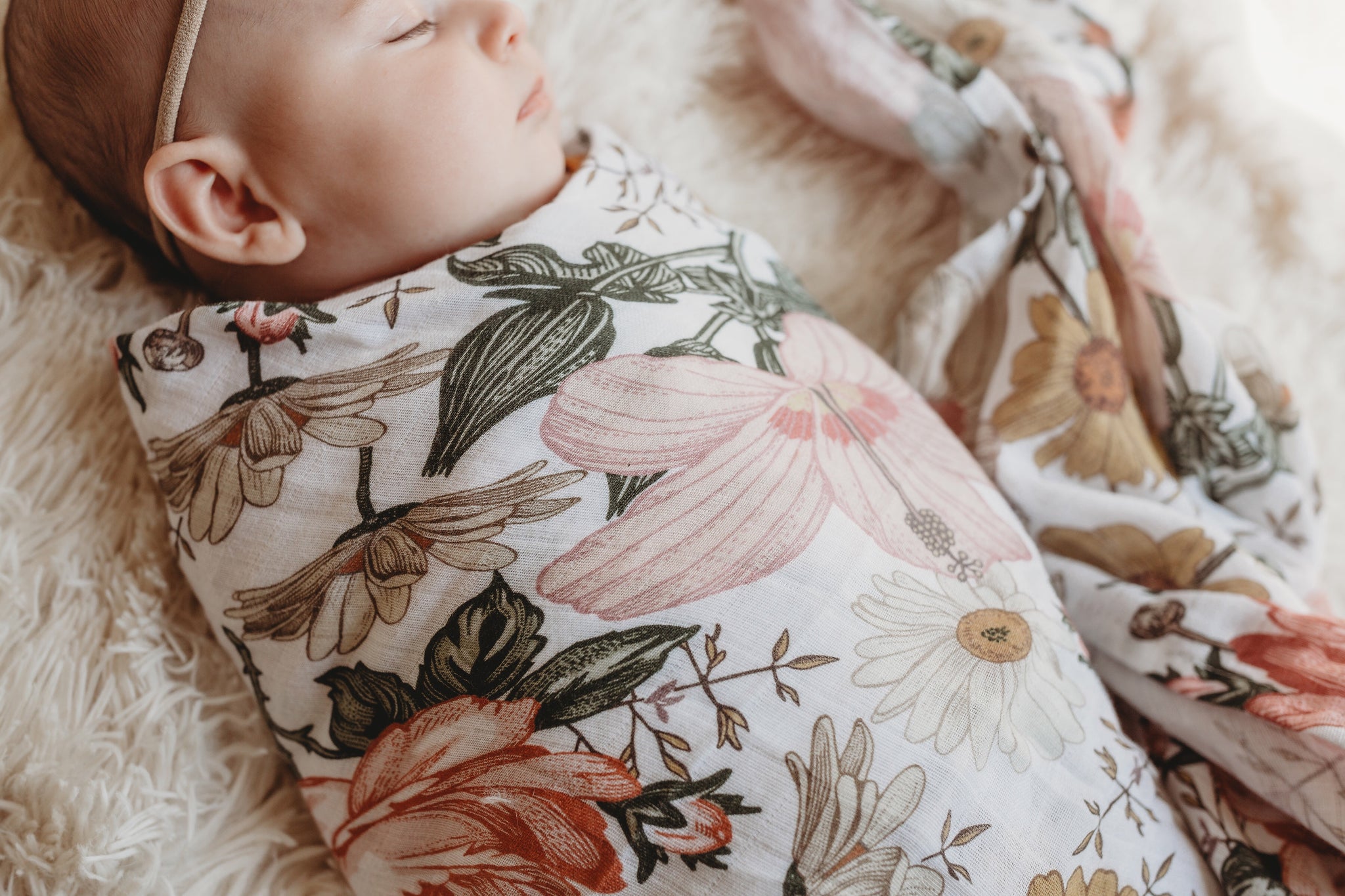 Garden floral swaddle best sale