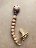 Pacifier Wood Clip - Kate