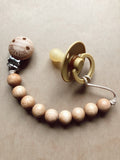Pacifier Wood Clip - Kate