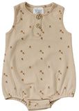 Oat Floral Bubble Romper l