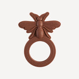 bee teether | auburn | silicone