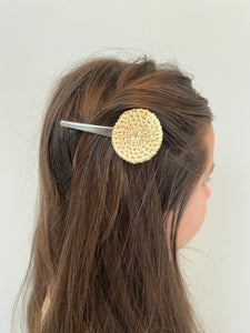 Rattan Hair Clips